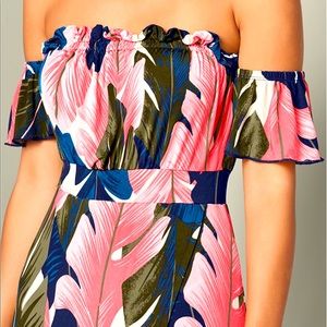 Off the shoulder maxi dress